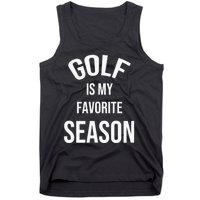 Golf Is My Favorite Season Player Golfing Supporter Retro Tank Top