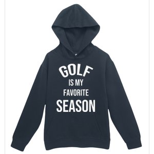 Golf Is My Favorite Season Player Golfing Supporter Retro Urban Pullover Hoodie