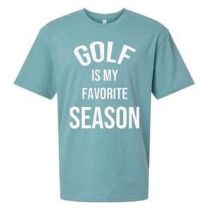 Golf Is My Favorite Season Player Golfing Supporter Retro Sueded Cloud Jersey T-Shirt