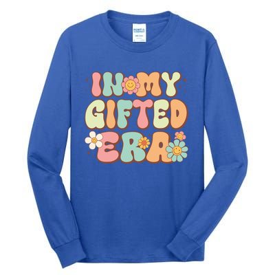 Groovy In My Gifted Era Matching Gifted Teacher Education Gift Tall Long Sleeve T-Shirt