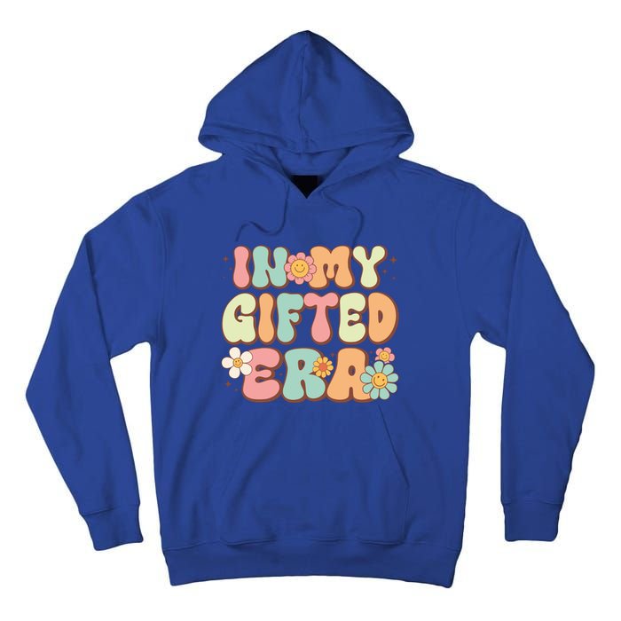 Groovy In My Gifted Era Matching Gifted Teacher Education Gift Tall Hoodie