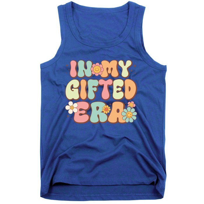 Groovy In My Gifted Era Matching Gifted Teacher Education Gift Tank Top