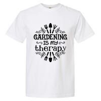 Gardening Is My Therapy Plant Lover Garment-Dyed Heavyweight T-Shirt