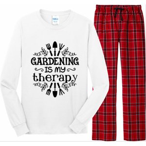 Gardening Is My Therapy Plant Lover Long Sleeve Pajama Set