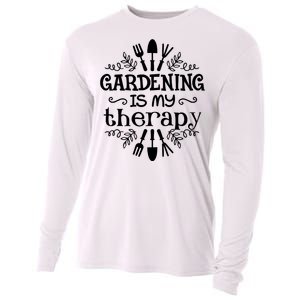 Gardening Is My Therapy Plant Lover Cooling Performance Long Sleeve Crew