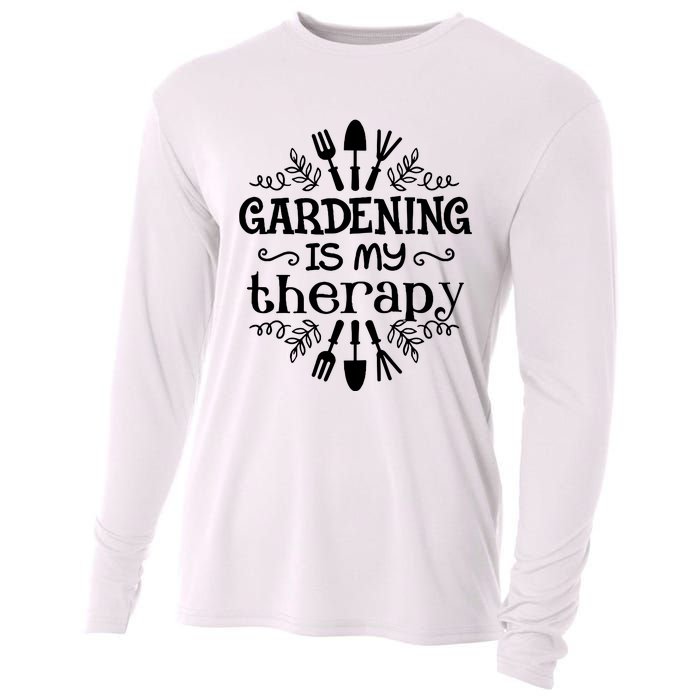 Gardening Is My Therapy Plant Lover Cooling Performance Long Sleeve Crew