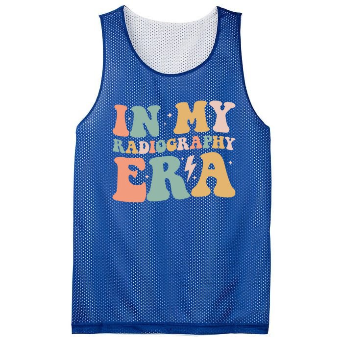 Groovy In My Radiography Era Radiography Funny Retro Funny Gift Great Gift Mesh Reversible Basketball Jersey Tank