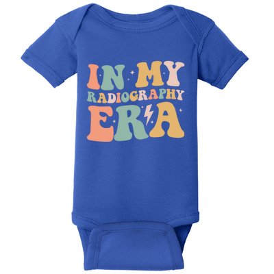 Groovy In My Radiography Era Radiography Funny Retro Funny Gift Great Gift Baby Bodysuit