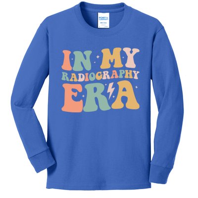 Groovy In My Radiography Era Radiography Funny Retro Funny Gift Great Gift Kids Long Sleeve Shirt