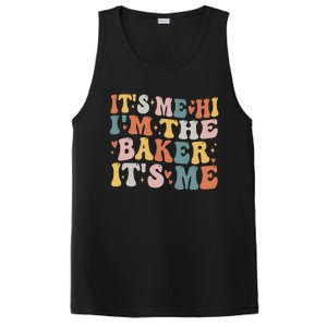 Groovy ItS Me Hi IM The Baker Cookie Baking Funny Baker PosiCharge Competitor Tank