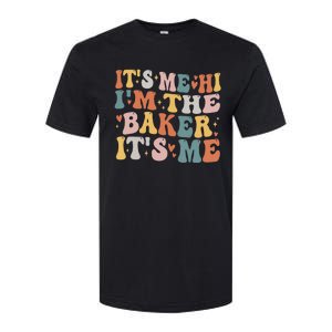 Groovy ItS Me Hi IM The Baker Cookie Baking Funny Baker Softstyle CVC T-Shirt