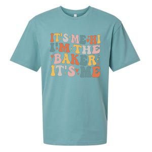 Groovy ItS Me Hi IM The Baker Cookie Baking Funny Baker Sueded Cloud Jersey T-Shirt