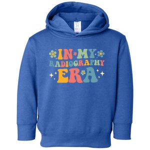 Groovy In My Radiography Era Radiography Funny Retro Funny Gift Toddler Hoodie