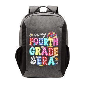 Groovy In My Fourth Grade Era First Day 4th Grade Teacher Vector Backpack