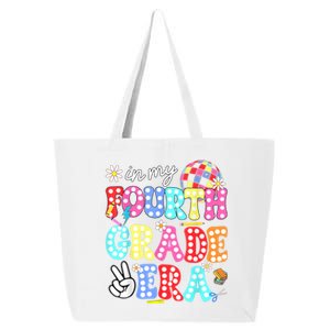 Groovy In My Fourth Grade Era First Day 4th Grade Teacher 25L Jumbo Tote