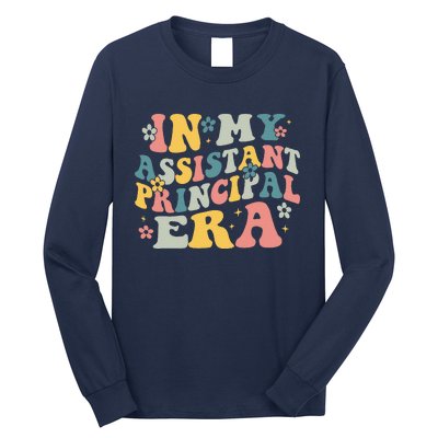 Groovy In My Assistant Principal Era Job Title School Worker Long Sleeve Shirt