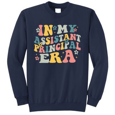 Groovy In My Assistant Principal Era Job Title School Worker Sweatshirt