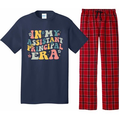 Groovy In My Assistant Principal Era Job Title School Worker Pajama Set