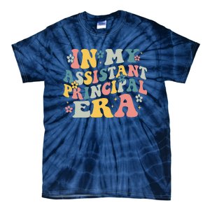 Groovy In My Assistant Principal Era Job Title School Worker Tie-Dye T-Shirt