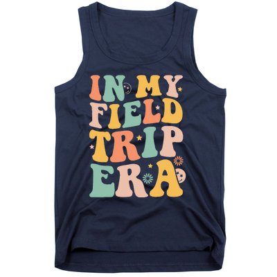 Groovy In My Field Trip Era Teachers Field Day 2024 Tank Top