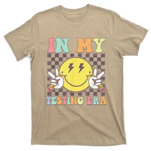 Groovy In My Testing Era Teacher Testing Day Motivational T-Shirt