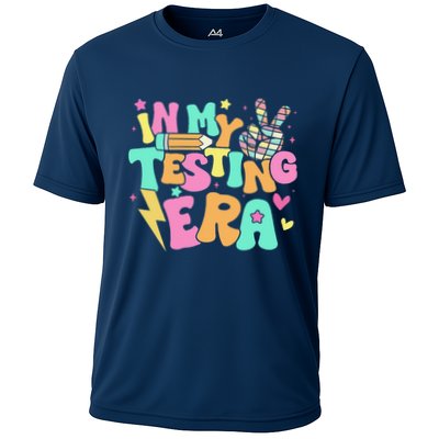 Groovy In My Testing Era Testing Day Teacher Test Day Cooling Performance Crew T-Shirt