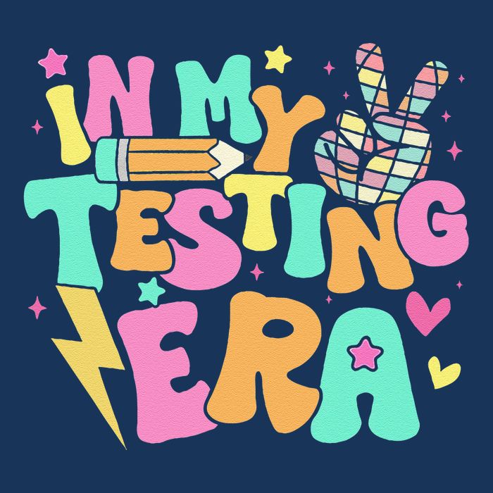 Groovy In My Testing Era Testing Day Teacher Test Day Baby Bodysuit