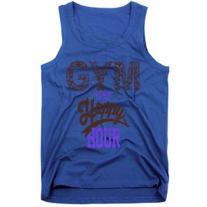 Gym Is My Happy Hour Gym Lovers Fitness Gift Tank Top