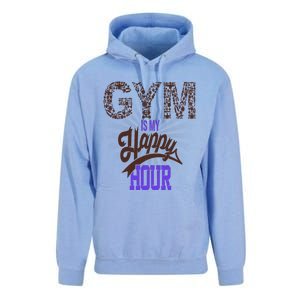 Gym Is My Happy Hour Gym Lovers Fitness Gift Unisex Surf Hoodie