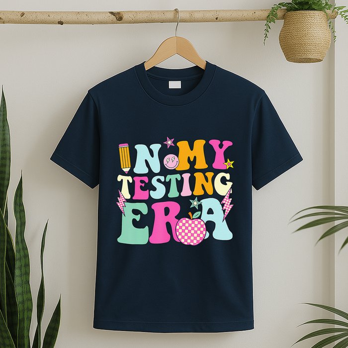Groovy In My Testing Era Testing Day Teacher Test Day T-Shirt