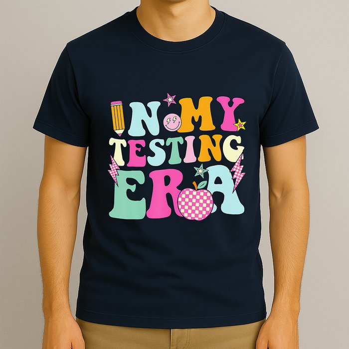 Groovy In My Testing Era Testing Day Teacher Test Day T-Shirt