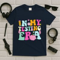 Groovy In My Testing Era Testing Day Teacher Test Day T-Shirt