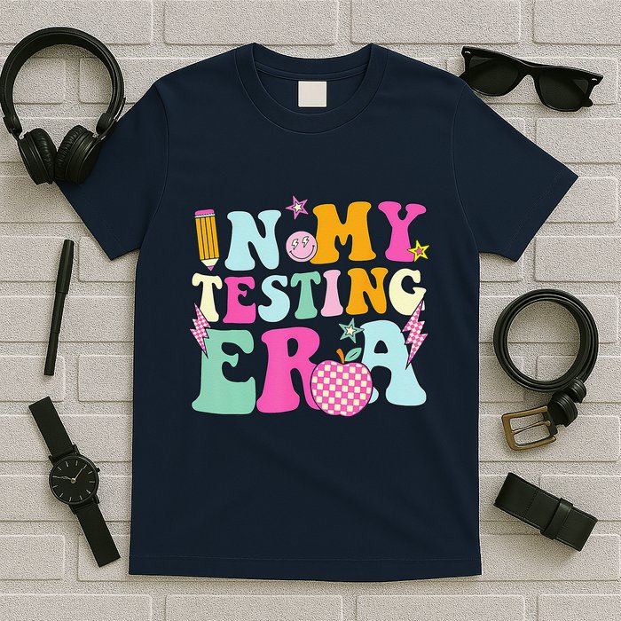 Groovy In My Testing Era Testing Day Teacher Test Day T-Shirt