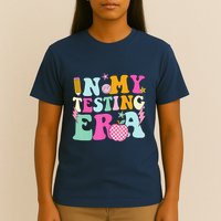 Groovy In My Testing Era Testing Day Teacher Test Day T-Shirt