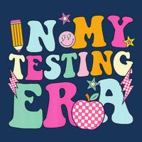 Groovy In My Testing Era Testing Day Teacher Test Day T-Shirt