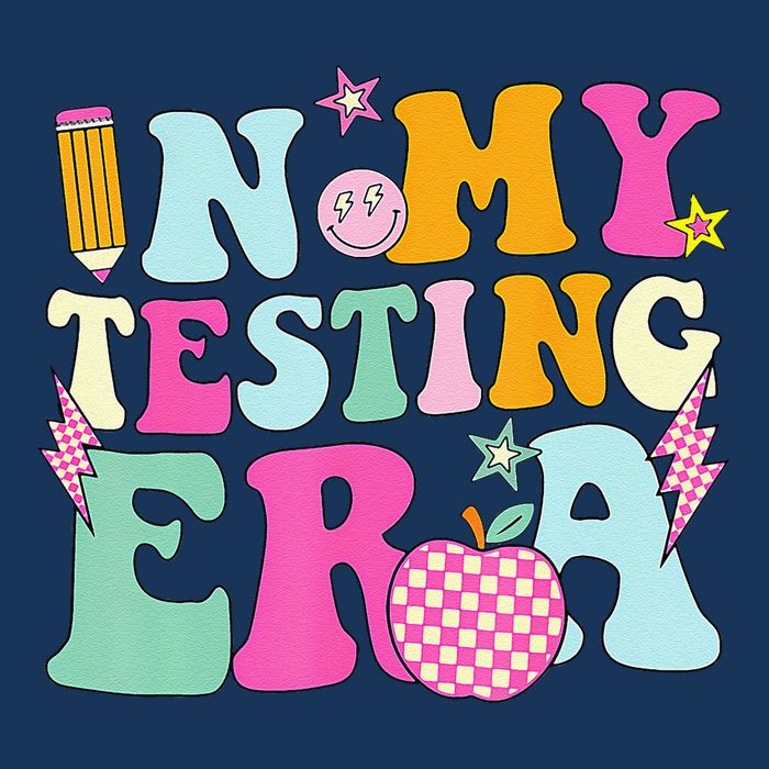 Groovy In My Testing Era Testing Day Teacher Test Day T-Shirt