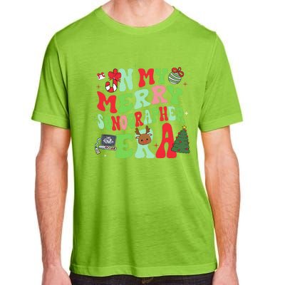 Groovy In My Merry Sonographer Era Funny Christmas  Adult ChromaSoft Performance T-Shirt