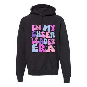 Groovy In My Cheer Coach Era Cheerleader Cheerleading Premium Hoodie