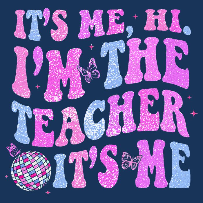 Groovy Its Me Hi Im The Teacher Its Me Teacher Life Sustainable Bucket Hat