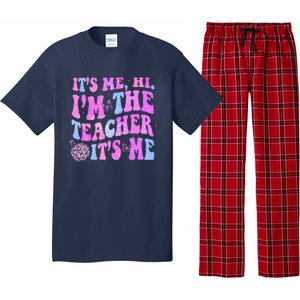 Groovy Its Me Hi Im The Teacher Its Me Teacher Life Pajama Set