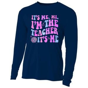 Groovy Its Me Hi Im The Teacher Its Me Teacher Life Cooling Performance Long Sleeve Crew