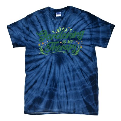 Gardening Is My Therapy Tie-Dye T-Shirt