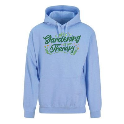 Gardening Is My Therapy Unisex Surf Hoodie