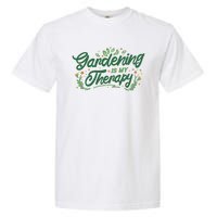 Gardening Is My Therapy Garment-Dyed Heavyweight T-Shirt