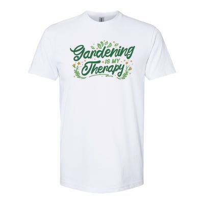 Gardening Is My Therapy Softstyle® CVC T-Shirt