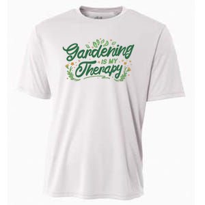 Gardening Is My Therapy Cooling Performance Crew T-Shirt