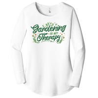 Gardening Is My Therapy Women's Perfect Tri Tunic Long Sleeve Shirt