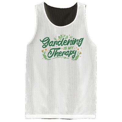 Gardening Is My Therapy Mesh Reversible Basketball Jersey Tank