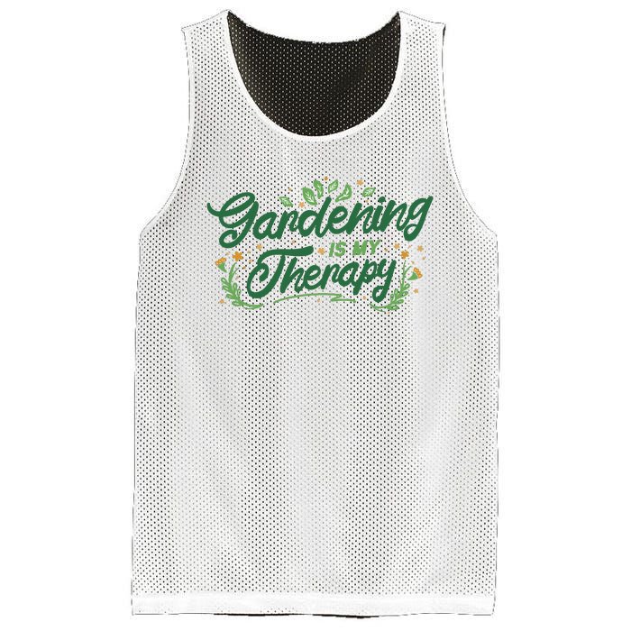 Gardening Is My Therapy Mesh Reversible Basketball Jersey Tank