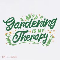 Gardening Is My Therapy Premium T-Shirt
